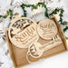 Personalised Santa 'Please Stop Here' Sign Set - A Christmas Story