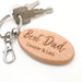 Personalised FAMILY Timber Keyring