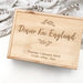 Personalised Timber Keepsake Box