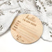 Baby Record Announcement Plaques - Designer series