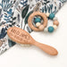 Personalised Wooden Baby Hairbrush (goat hair)
