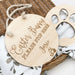 Personalised Easter Bunny Sign and Paw Print Stencil Set
