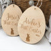 Personalised Milestone Plaque - First Easter (Easter script / various designs)