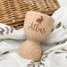 Personalised Beechwood Easter Egg Cup - Bunny