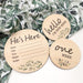 Baby Record Announcement Plaques - Colour Print