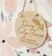 Baby Name and Birth Plaques - Signature Series