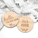 Single Baby and Pregnancy Milestone Plaques - Designer series