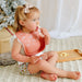 Silicone Catch Bib & Spoon Set - Christmas Foliage