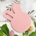 Personalised First Easter BUNNY Silicone Teething Disc
