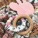 EASTER bundle - Silicone Name teether & BUNNY teething disc