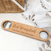Personalised Timber Bottle Opener