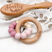 DUO Silicone and Beech Wood Teether