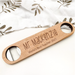 Personalised Timber Bottle Opener