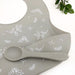 Silicone Catch Bib & Spoon Set - Christmas Foliage