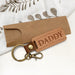 Personalised MY MESSAGE Premium Timber Keyring