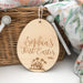 Personalised Milestone Plaque - First Easter (Easter script / various designs)
