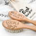 Personalised Wooden Baby Hairbrush (goat hair)