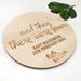 Announcement Plaques (various designs)