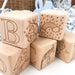 Personalised Wooden Baby Blocks - Original