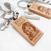 Personalised PHOTO Timber Keyring