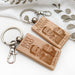 Personalised PHOTO Timber Keyring
