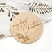 Single Baby and Pregnancy Milestone Plaques - Signature series