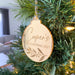 Personalised Christmas baubles - Mirror (various designs)