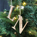Personalised Christmas baubles / gift tags - Timber Initials