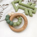 DUO Silicone and Beech Wood Teether