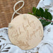 Hanging Nursery Quote Sign - Signature Series