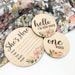 Baby Record Announcement Plaques - Colour Print