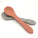 Silicone Catch Bib & Spoon Set - Christmas Foliage