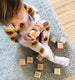 Personalised Wooden Baby Blocks - Christmas