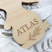 Personalised Easter Basket Bunny Tag - Timber Standing Bunny