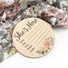 Baby Record Announcement Plaques - Colour Print