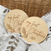 First Christmas Milestone disc - Engraved (various designs)