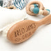 Personalised Wooden Baby Hairbrush (goat hair)