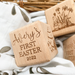Personalised Timber Keepsake Block - First Easter / Happy Easter