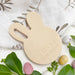 Personalised First Easter BUNNY Silicone Teething Disc