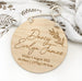 Baby Name and Birth Plaques - Signature Series