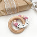 A Personalised Silicone NAME Teether