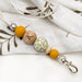 SPRING BLOOM Teacher Silicone Lanyard