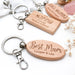Personalised FAMILY Timber Keyring