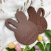 Personalised First Easter BUNNY Silicone Teething Disc