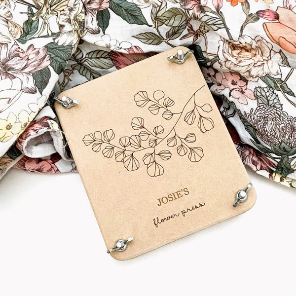 Personalised Sow & Sow Flower Press