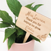 Teacher Plant Signs - Personalised