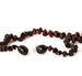 Children's Amber Necklace - CHERRY BAROQUE (Raw and Polished) -  - ONE.CHEW.THREE Boutique teething, modern accessories