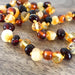 Children's Amber Necklace - MULTI BAROQUE (Raw and Polished) -  - ONE.CHEW.THREE Boutique teething, modern accessories