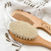 Personalised Wooden Baby Hairbrush (goat hair)