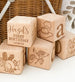Personalised Timber Keepsake Block - First Birthday